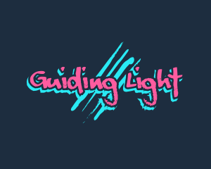 Graffiti Neon Paint logo design