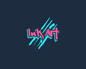 Graffiti Neon Paint logo design