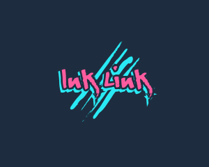 Graffiti Neon Paint logo design