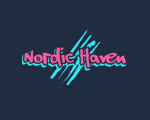 Graffiti Neon Paint logo design