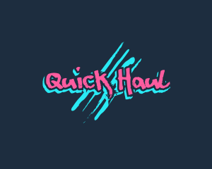 Graffiti Neon Paint logo design