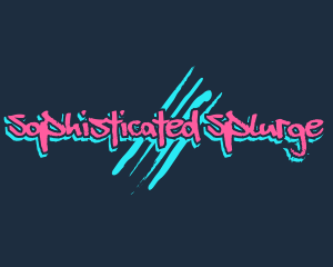 Graffiti Neon Paint logo design