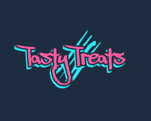 Graffiti Neon Paint logo design