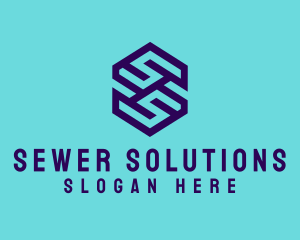 Generic Hexagon Letter SS logo design