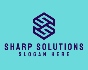 Generic Hexagon Letter SS logo design