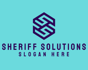 Generic Hexagon Letter SS logo design