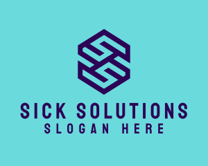 Generic Hexagon Letter SS logo design