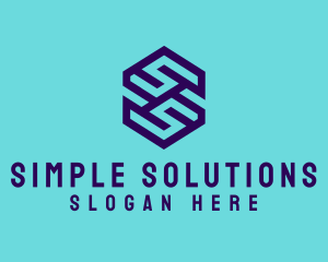 Generic Hexagon Letter SS logo design