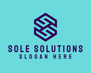 Generic Hexagon Letter SS logo design