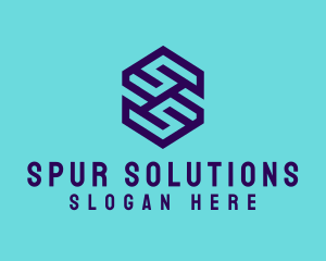 Generic Hexagon Letter SS logo design