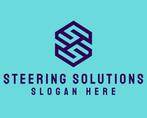 Generic Hexagon Letter SS logo design