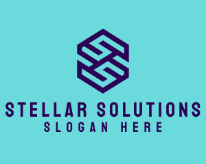 Generic Hexagon Letter SS logo design