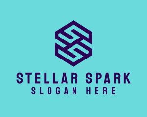 Generic Hexagon Letter SS logo design