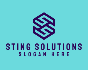 Generic Hexagon Letter SS logo design