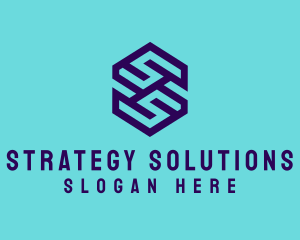 Generic Hexagon Letter SS logo design