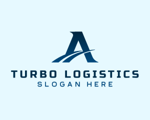 Express Logistics Letter A logo