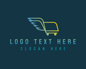 Shopping Cart Wings logo