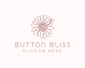 Sunflower Handmade Sewing logo design