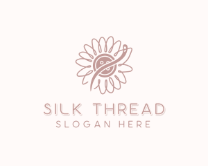 Sunflower Handmade Sewing logo design