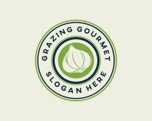 Gourmet Garlic Spice Food logo design