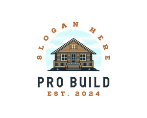 Wood Cabin Contractor logo