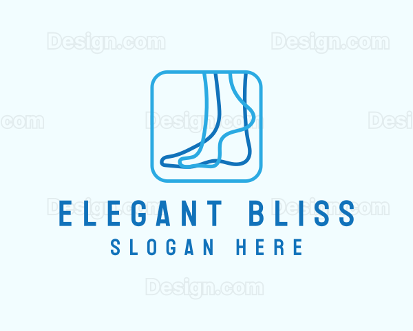 Blue Foot Reflexology Logo