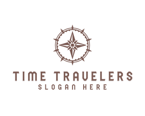 Traveler Compass Locator logo design