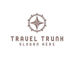 Traveler Compass Locator logo design