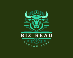 Bull Ranch Horn logo design