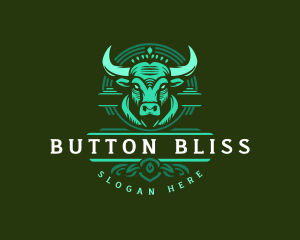 Bull Ranch Horn logo design