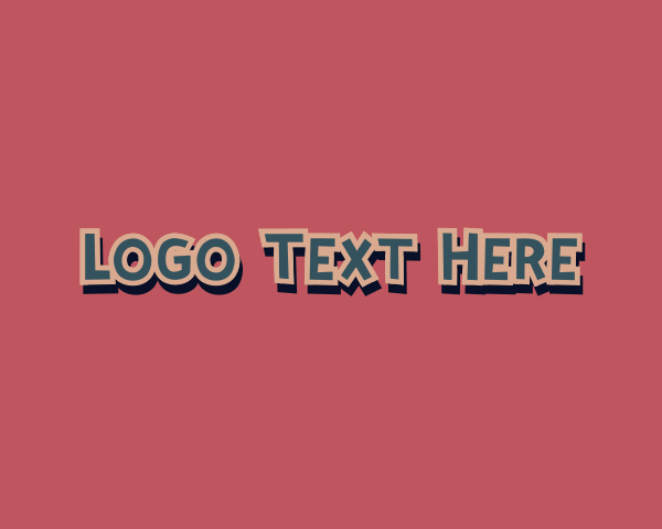 Retro logo example 1