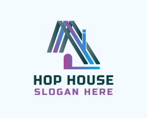 House Roof Lines logo design