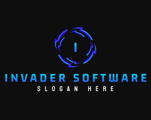 Futuristic Software Technology logo design