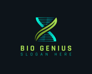 Leaf Biotechnology DNA logo design