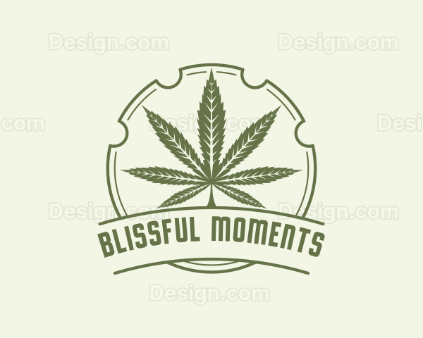 Weed Marijuana Ganja Logo