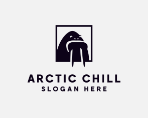 Arctic Walrus Animal logo