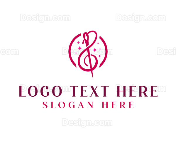 Fashion Dress Sewing Logo