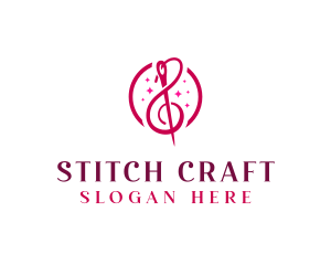 Fashion Dress Sewing logo design