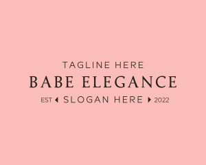 Elegant Beauty Feminine logo design