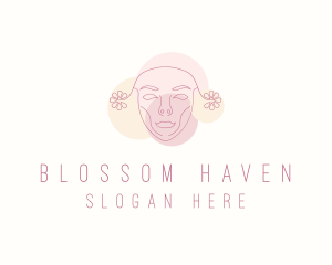 Floral Face Salon  logo design