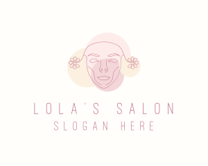 Floral Face Salon  logo design