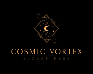 Cosmic Palm Reader  logo design