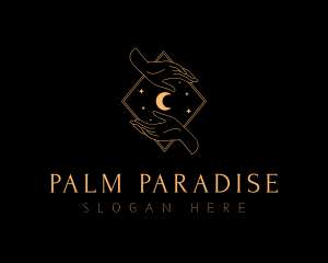 Cosmic Palm Reader  logo design