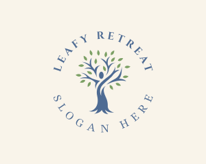 Female Wellness Tree logo design