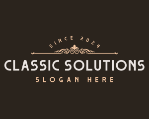 Elegant  Luxury Classic logo design