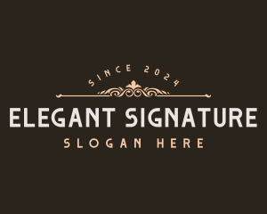 Elegant  Luxury Classic logo design