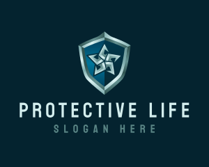 Star Shield Protection logo design