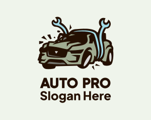 Autobody Car Crash Repair logo