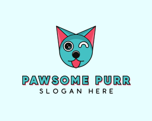 Feline Winking Cat logo