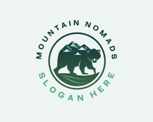 Bear Mountain Hiking logo design